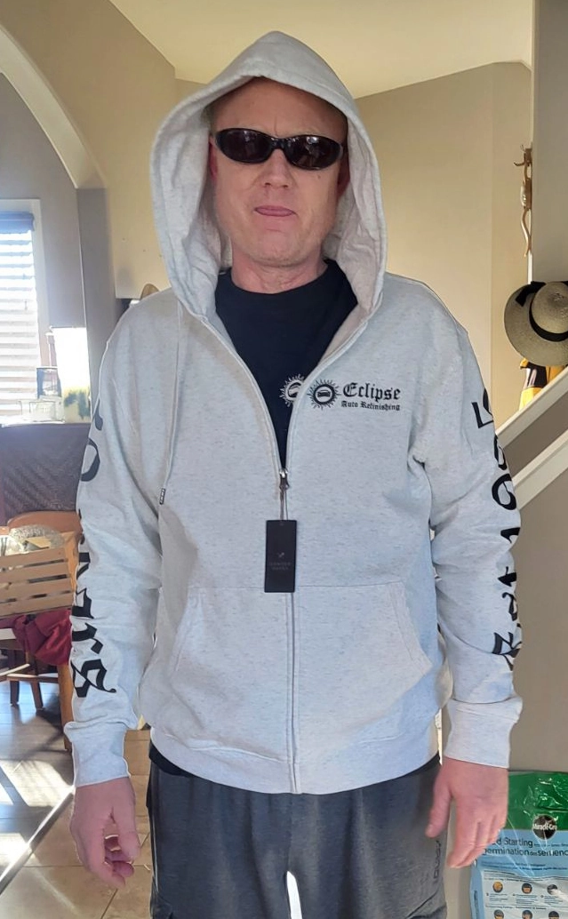 Eclipse Auto Refinishing Screenprinted Hoodie Design Front - Jol.Design Creative Portfolio